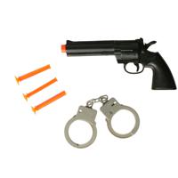 Politie speelgoed set - pistool met accessoires - verkleed rollenspel - plastic - voor kinderen - thumbnail