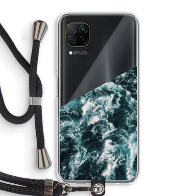 Zee golf: Huawei P40 Lite Transparant Hoesje met koord