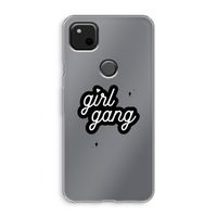 Girl Gang: Google Pixel 4a Transparant Hoesje