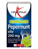 Pepermuntolie 30 capsules - Lucovitaal - thumbnail