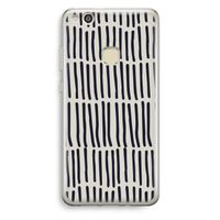 Moroccan stripes: Huawei Ascend P10 Lite Transparant Hoesje