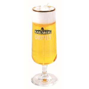 Bierglas gadget/kado Bierkaars - Duits bier - H18 cm - Vaderdag/verjaardag   -