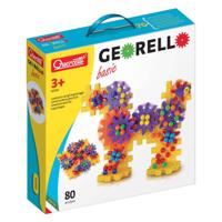 Quercetti georello tandwielenset hond & bloem, 80dlg.