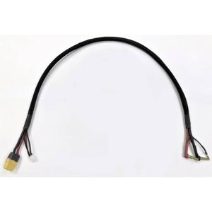 XCeed Laadkabel [2x XT60 - 2x Vergulde 4mm-contactstekker, Vergulde 5mm-contactstekker] 0.60 m Zeer flexibel XCD-107267