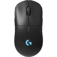 Logitech Gaming G Pro Gaming-muis Radiografisch Optisch Zwart 6 Toetsen 16000 dpi Verlicht, Verwisselbaar zijpaneel, Afneembare kabel