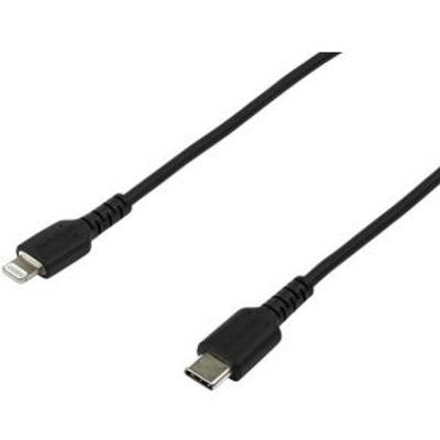 StarTech.com RUSBCLTMM2MB mobiele telefoonkabel Zwart USB A Lightning 2 m