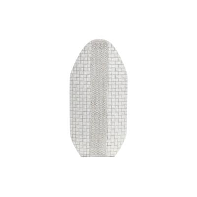 Vaas DKD Home Decor 25 x 10 x 51 cm Wit Hars Modern