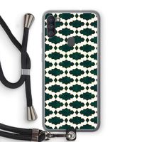 Moroccan tiles: Samsung Galaxy A11 Transparant Hoesje met koord