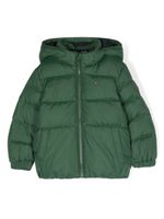 Tommy Hilfiger Junior Donsjack met geborduurd logo - Groen - thumbnail