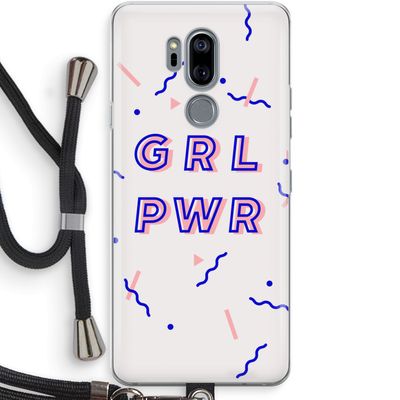 GRL PWR: LG G7 Thinq Transparant Hoesje met koord