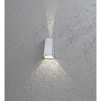 Konstsmide Gnosjö Konstsmide AL 7911-310 LED-buitenlamp (wand) Energielabel: G (A - G) LED LED vast ingebouwd 6 W Zilver-grijs - thumbnail
