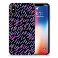 Apple iPhone X | Xs | TPU bumper | Feathers Color