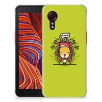 Samsung Galaxy Xcover 5 Telefoonhoesje met Naam Doggy Biscuit
