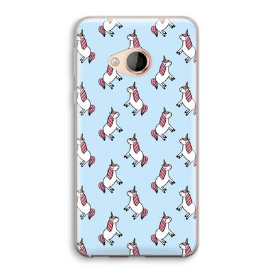 Eenhoorns overal: HTC U Play Transparant Hoesje