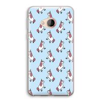Eenhoorns overal: HTC U Play Transparant Hoesje