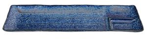 Blauw Rechthoekig Serveer Bord - Large Plates - 33.2 x 10.5cm