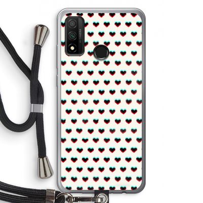 Hartjes: Huawei P Smart (2020) Transparant Hoesje met koord
