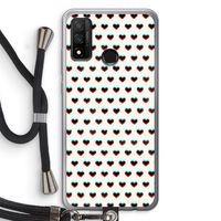 Hartjes: Huawei P Smart (2020) Transparant Hoesje met koord