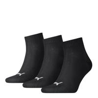 Puma sokken halfhoog zwart 3-pack-47-49