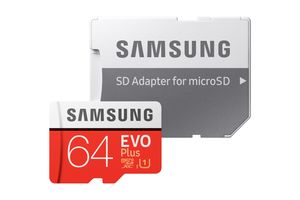 Samsung Evo Plus flashgeheugen 64 GB MicroSDXC UHS-I Klasse 10