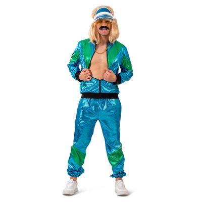 Fout Trainingspak Dylano Blauw Pailletten Heren