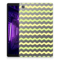 Lenovo Tab M10 HD (2de generatie) Hippe Hoes Waves Yellow