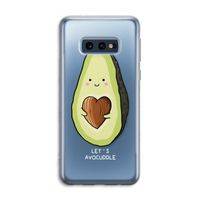 Avocuddle: Samsung Galaxy S10e Transparant Hoesje