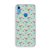 Flamingoprint groen: Huawei Y6s Transparant Hoesje Flamingoprint groen: Huawei Y6s Transparant Hoesje