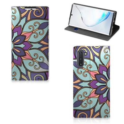 Samsung Galaxy Note 10 Smart Cover Purple Flower