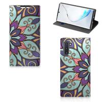 Samsung Galaxy Note 10 Smart Cover Purple Flower