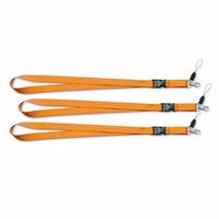 Voordelige oranje keycords 10 stuks