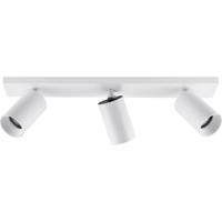 Deko Light 348249 Can Tilt eckig, 3x 7,5 W GU10, Weiß Plafondopbouwarmatuur GU10 7.5 W Wit