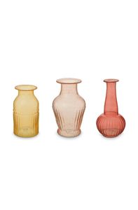 Pip Studio Set/3 Vazen Glas Roze S