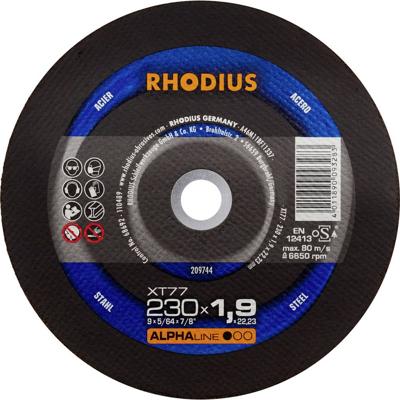 Rhodius 209744 Doorslijpschijf recht 230 mm 1 stuk(s) Staal Rhodius 209744 Doorslijpschijf recht 230 mm 1 stuk(s) Staal