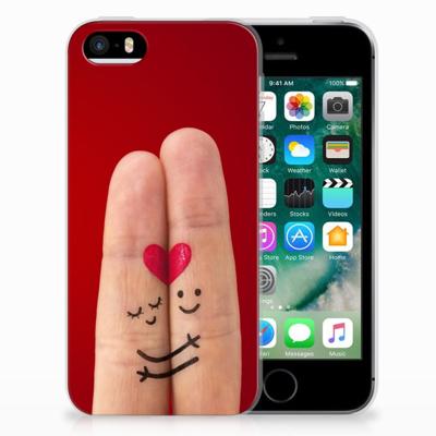 Apple iPhone SE | 5S | Sillicone Back Cover | Liefde - Origineel Romantisch Cadeau