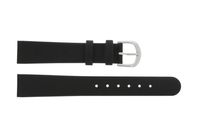 Horlogeband Danish Design IV13Q732 Leder Zwart 16mm