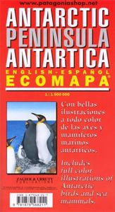 Wegenkaart - landkaart Antarctic Peninsula - Antarctica | Zagier & Urruty