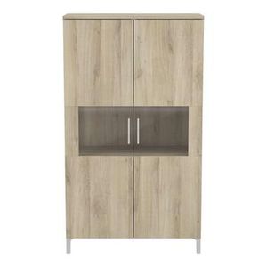 Demeyere wandkast Elance - eiken - 140x79,8x38,2 cm - Leen Bakker