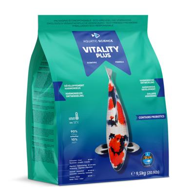 Aquatic Science Vitality Plus Large - Complete Vijvervisvoer 9,5kg met Vitaminen