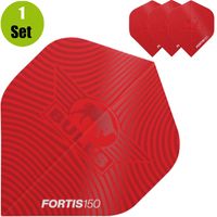 Bulls Fortis 150 Dartflights - Rood - thumbnail