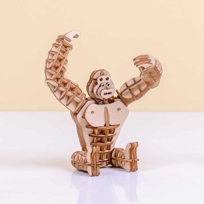 3D Puzzel Van Hout - Gorilla 3D Puzzel Van Hout - Gorilla