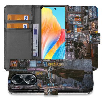Book Case Hoesje Maken voor de OPPO A58 4G | Eigen telefoonhoesje ontwerpen | Op maat gemaakt
