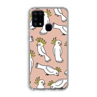 Papegaai: Samsung Galaxy M31 Transparant Hoesje Papegaai: Samsung Galaxy M31 Transparant Hoesje