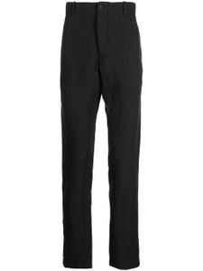 Forme D'expression pantalon droit à fini feutré - Gris