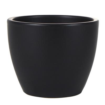 Ter Steege Bloempot - zwart - Scandinavisch - 13 x 11 cm