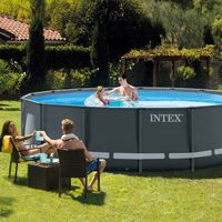 Intex Ultra Frame XTR Pool - 488 x 122 cm - met zandfilterpomp en accessoires - thumbnail