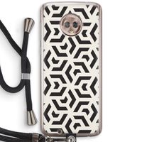 Crazy pattern: Motorola Moto G6 Transparant Hoesje met koord