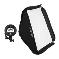 Godox S2 Speedlite Bracket Bowens + Softbox 60x60cm