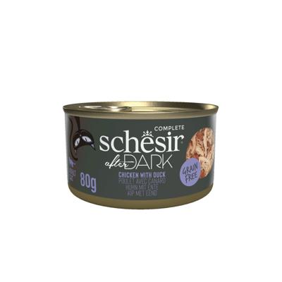 Schesir ad kat kip&eend bouillon 12x80 gr - Malanico