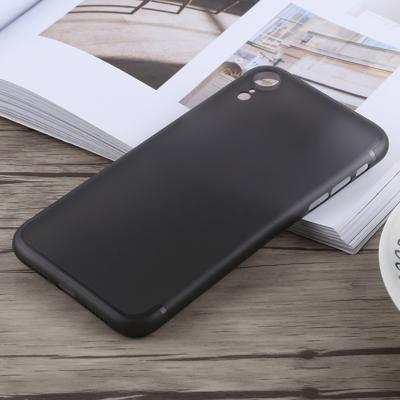 Ultradunne mat PP Case voor iPhone XR(Black)